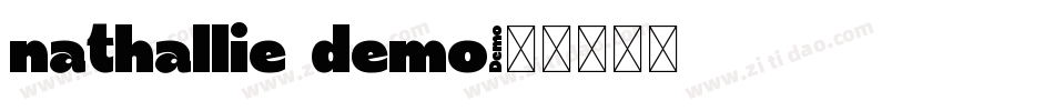 nathallie demo字体转换